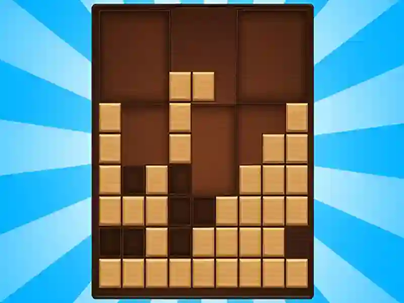 Spel Stapelblokke verbind houtblokke! aanlyn