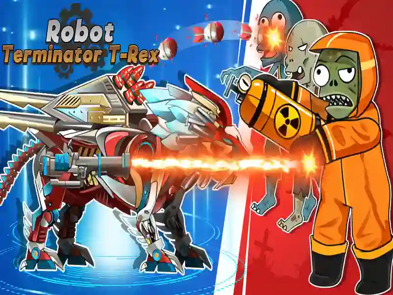 Spel Robot Terminator t rex aanlyn