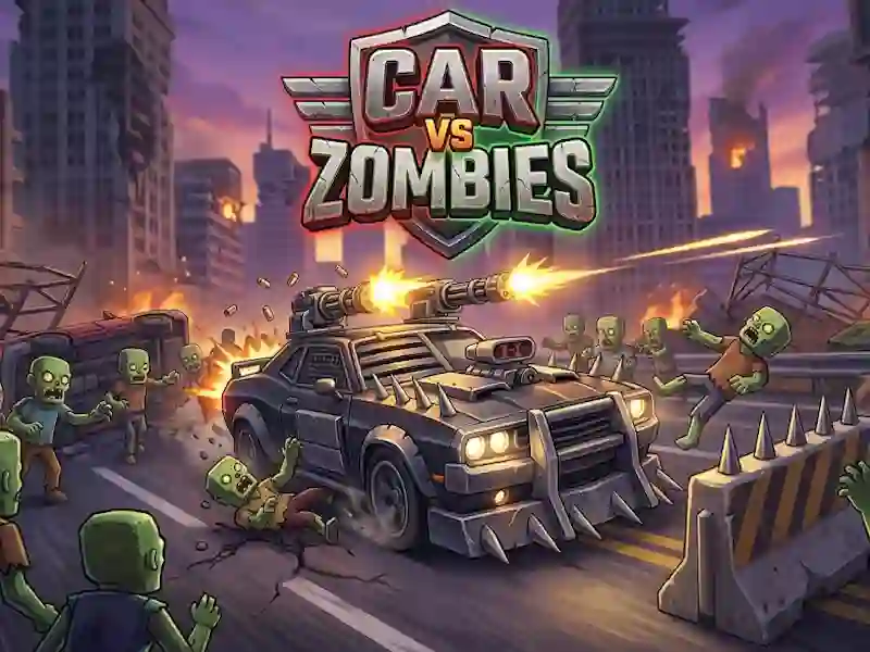 Spel Car VS Zombies aanlyn