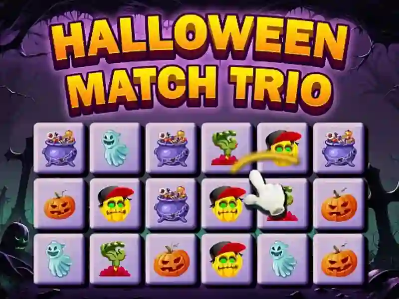 Spel Halloween Match Trio aanlyn Spel Halloween Match Trio aanlyn