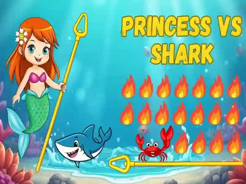 Spel Princess vs Shark aanlyn