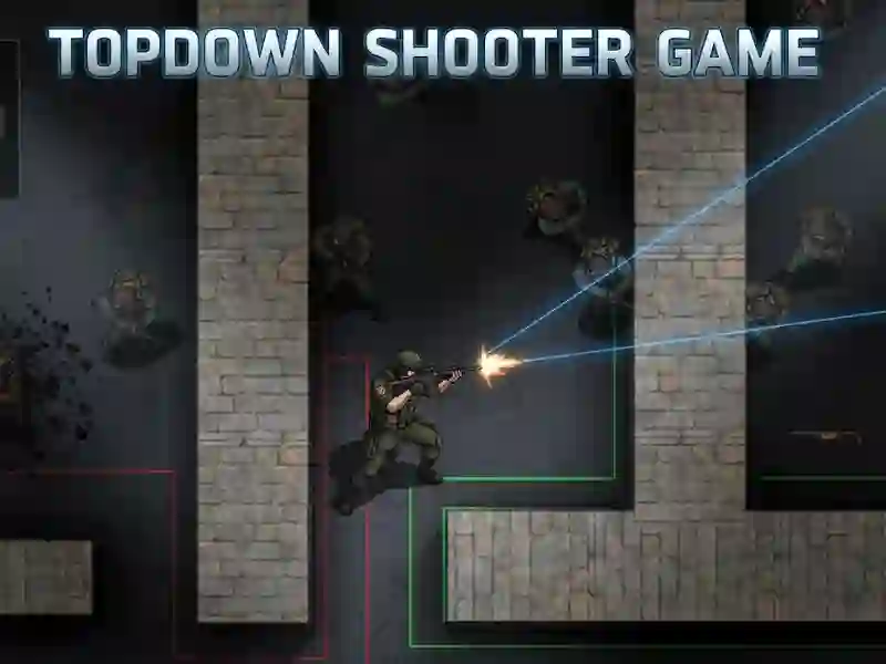 Spel Top Down Shooter Game aanlyn