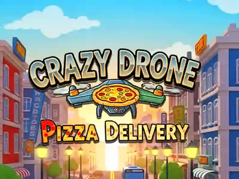 Spel Crazy Drone Pizza Aflewering aanlyn