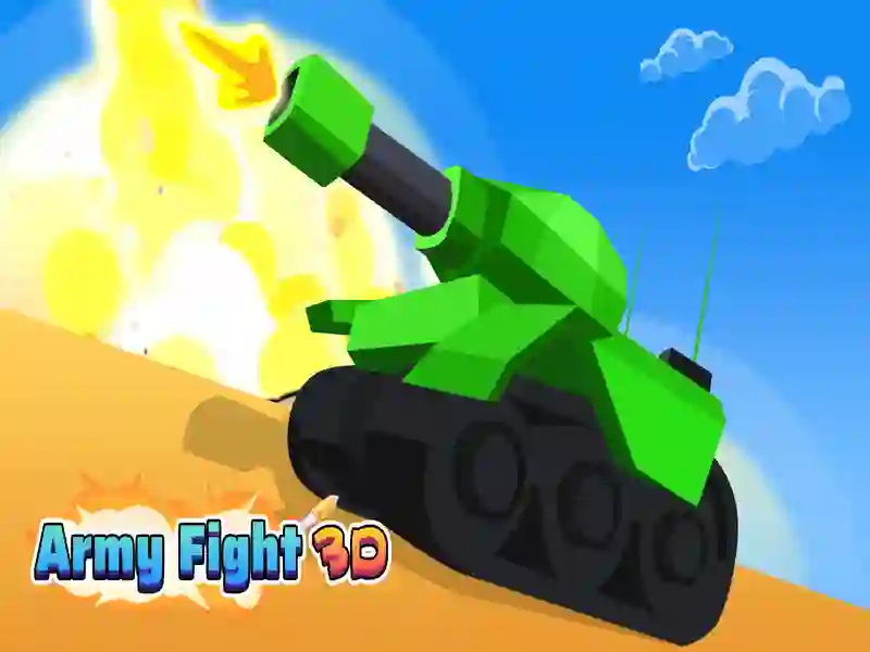 Spel Army Fight 3D aanlyn