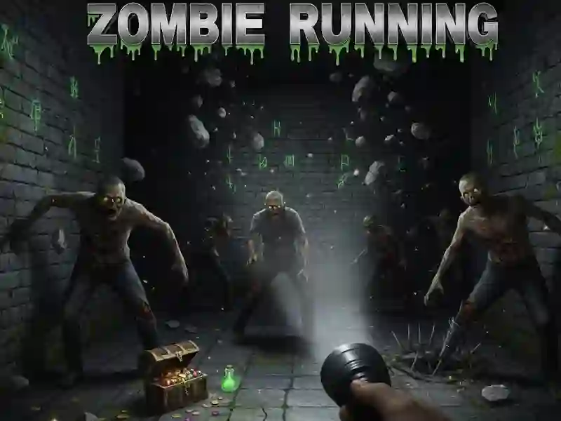 Spel Zombie hardloop aanlyn