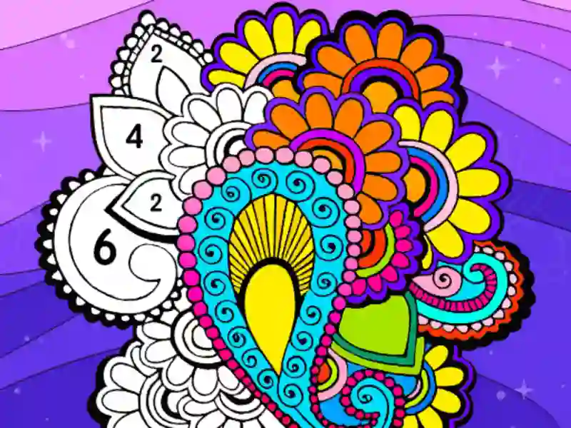 Spel Kleurwaaier Kleur volgens nommer aanlyn