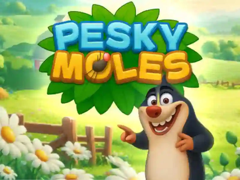 Spel Lastige moles aanlyn