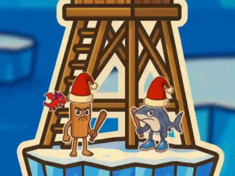 Spel Tung Tung Sahur Snow Arena aanlyn