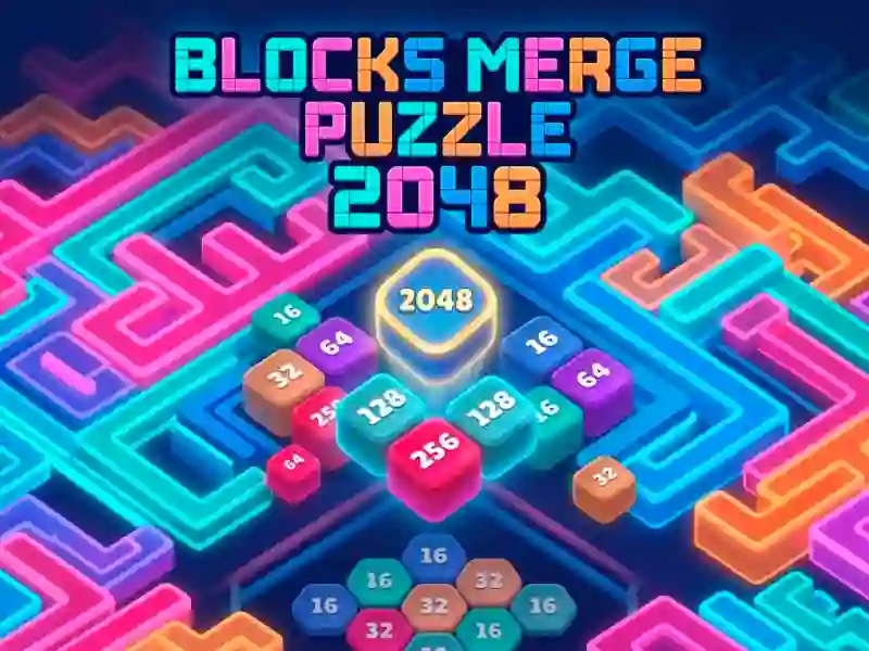 Spel Blocks Merge Puzzle 2048 aanlyn
