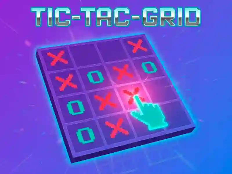 Spel Tic-Tac-Grid aanlyn