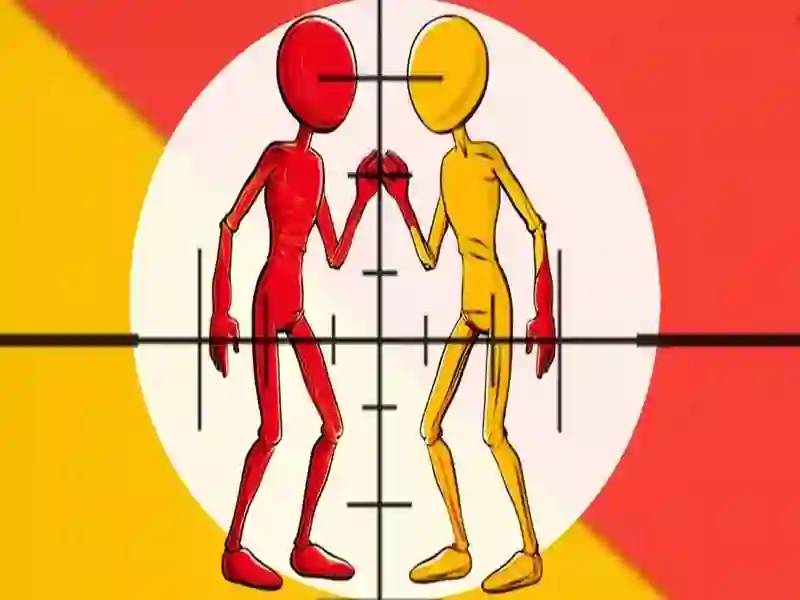 Spel Stick Color War aanlyn