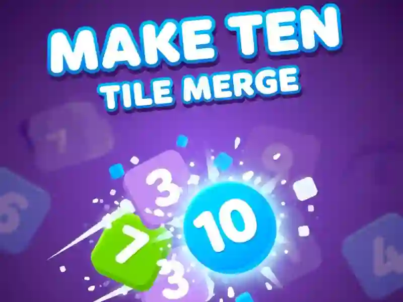 Spel Maak Tien Tile Merge aanlyn