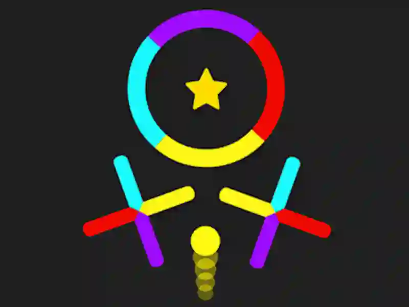 Spel Bal spring skakel die kleure aanlyn