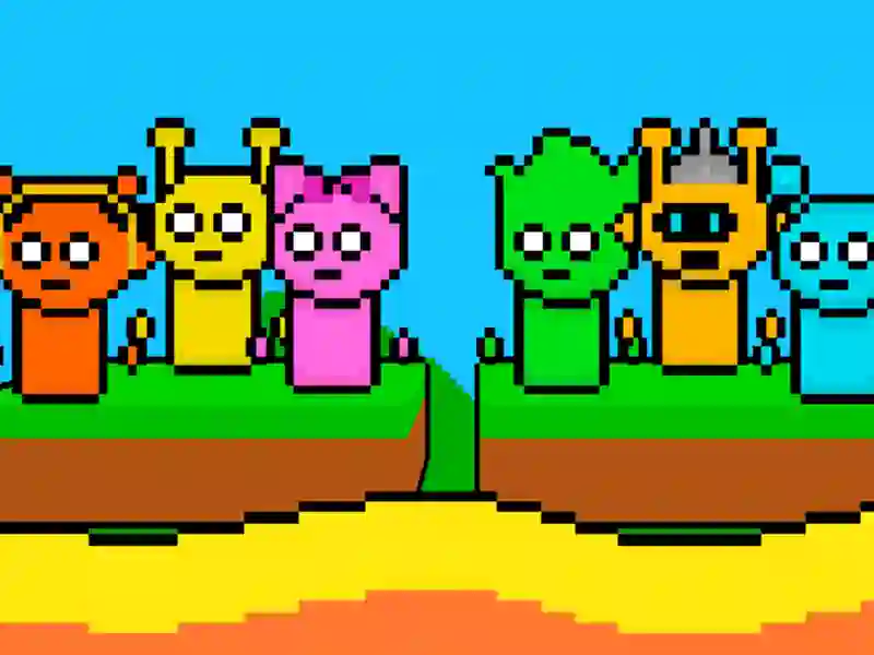 Spel Sprunki Lava Escape 2Player aanlyn Spel Sprunki Lava Escape 2Player aanlyn