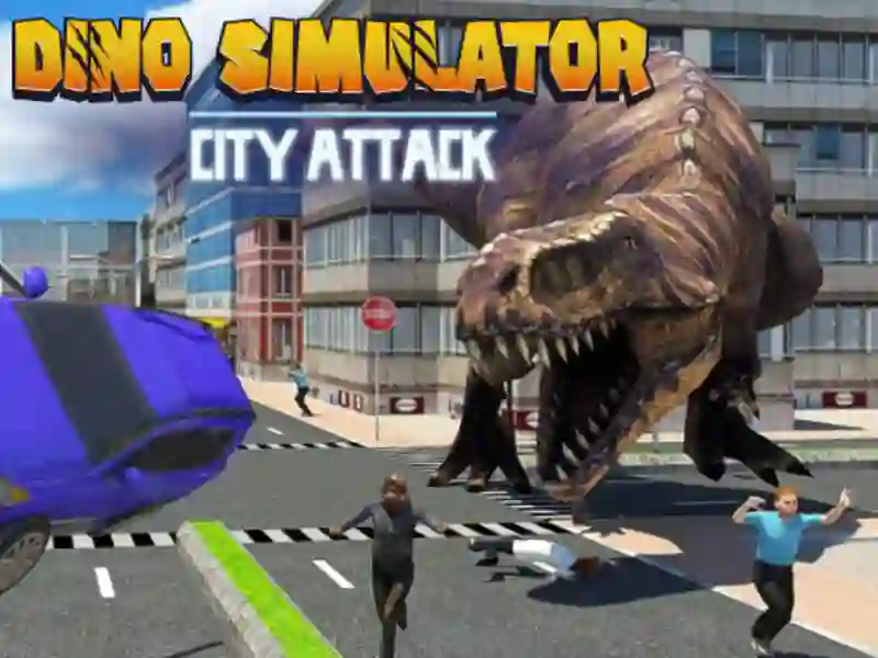 Spel Dino Simulator City Attack aanlyn