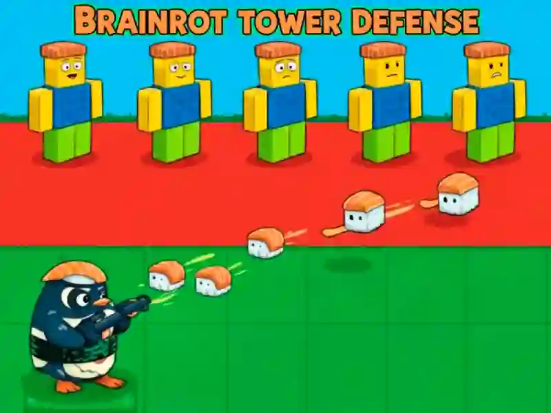 Spel Brainrot Tower Defense aanlyn