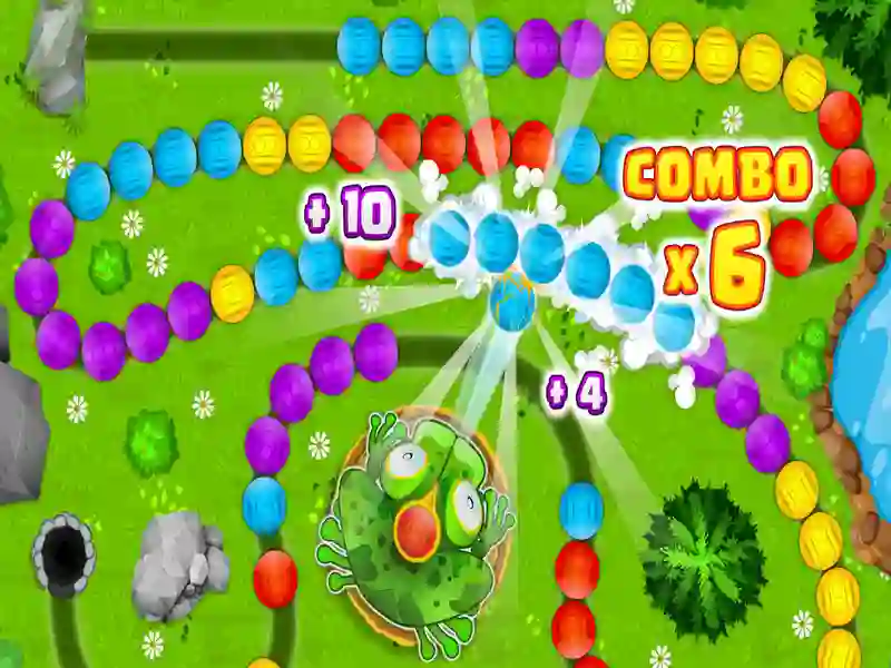 Spel Frogtastiese marmeravontuur aanlyn