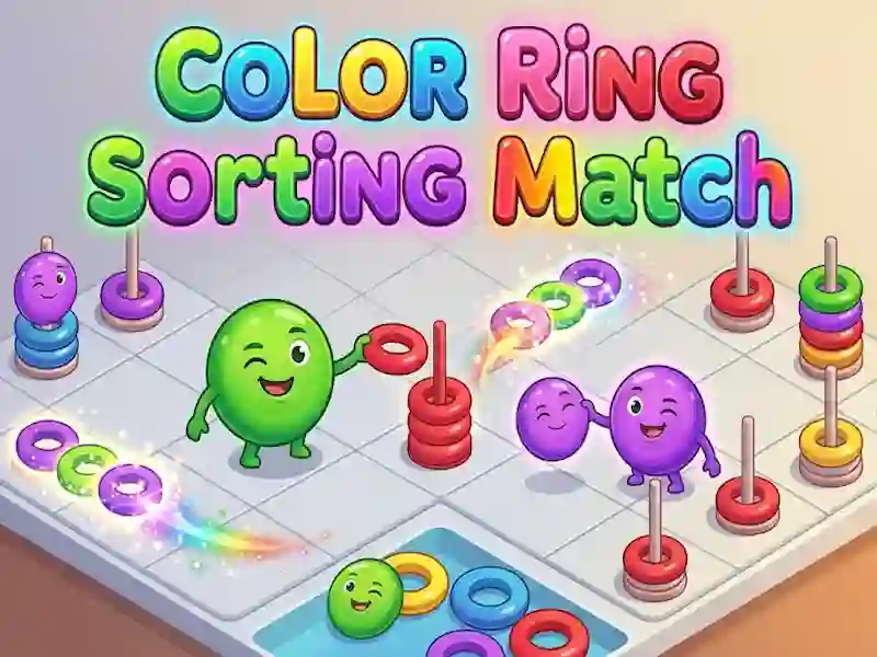 Spel Color Ring Sorting Match aanlyn