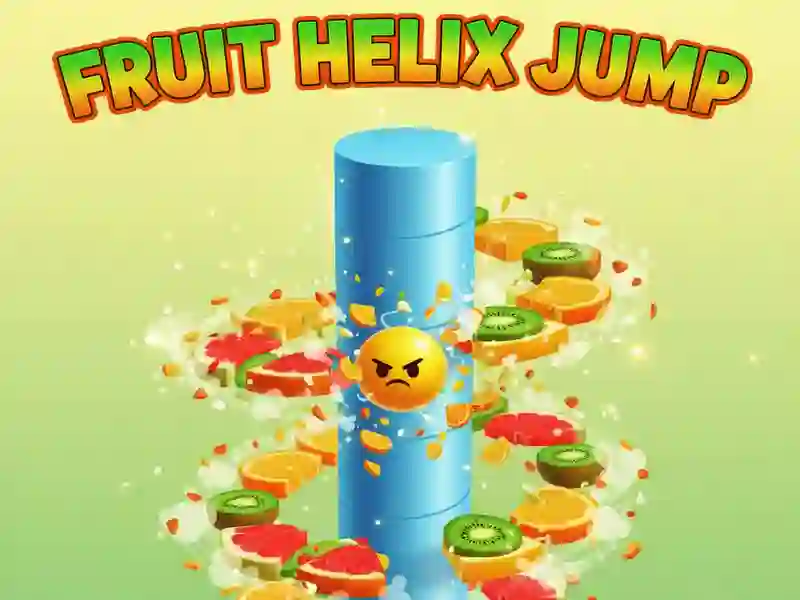 Spel Fruit Helix Jump aanlyn