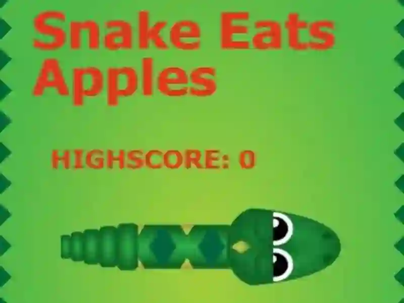 Spel Slang eet appels aanlyn Spel Slang eet appels aanlyn