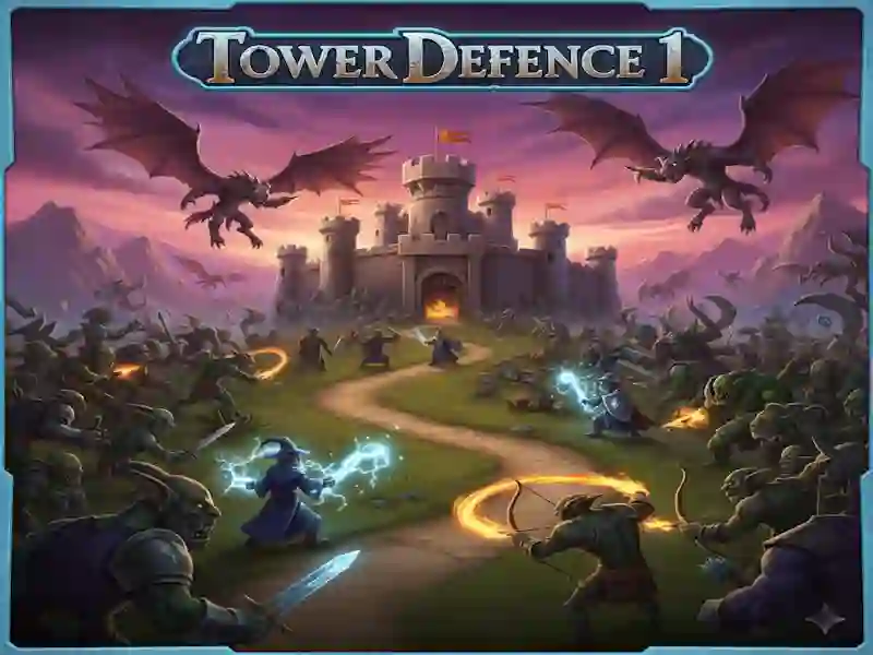 Spel Tower Defense 1 aanlyn