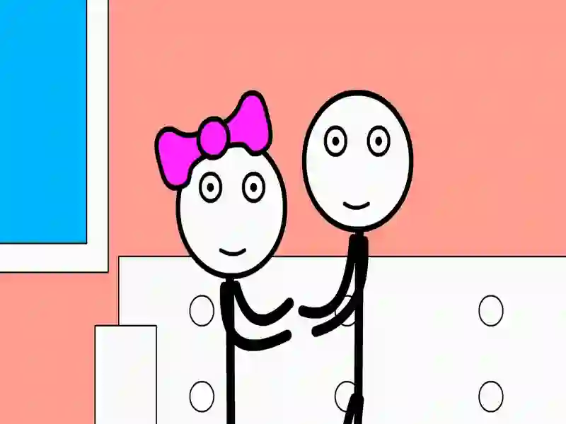 Spel Stickman gevangenis en liefde aanlyn