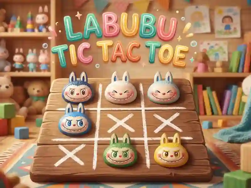 Spel Labubu Tic Tac Toe aanlyn