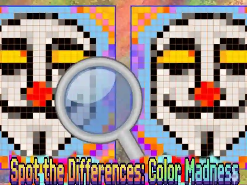 Spel Spot the Differences Color Madness aanlyn