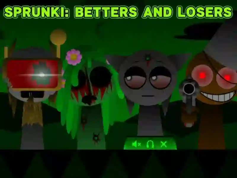 Spel Sprunki: Beter en verloor aanlyn