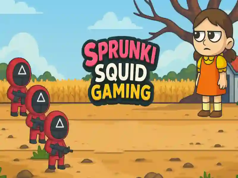 Spel Sprunki Squid Gaming aanlyn