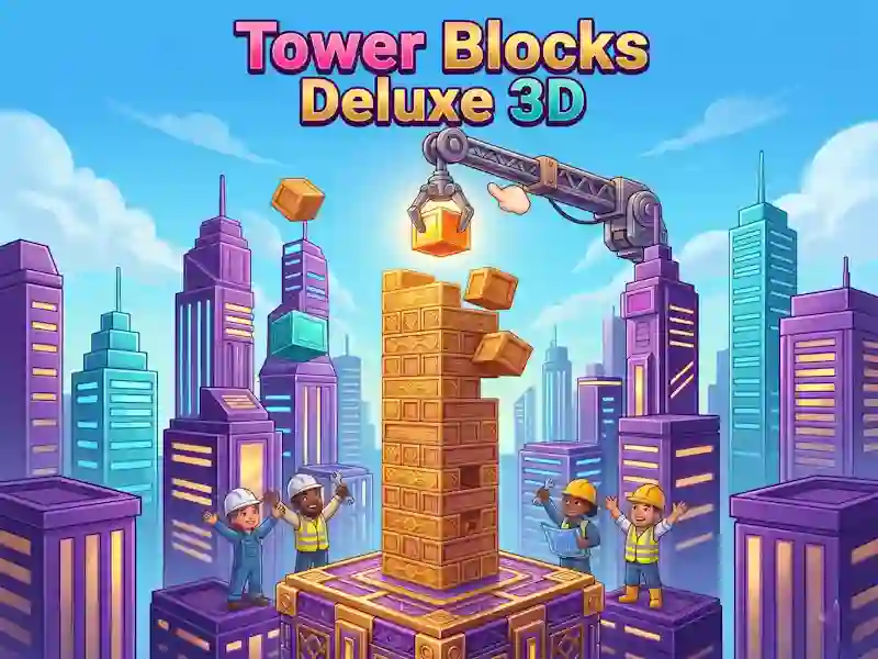 Spel Tower Blocks Deluxe 3D aanlyn