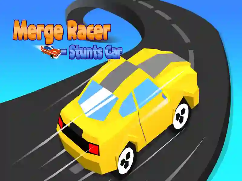 Spel Merge racer stunts motor aanlyn