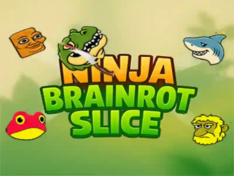 Spel Ninja Brainrot Slice aanlyn