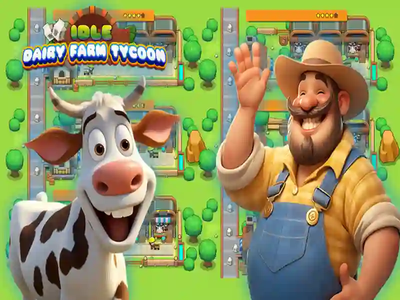 Spel Idle Dairy Farm Tycoon aanlyn