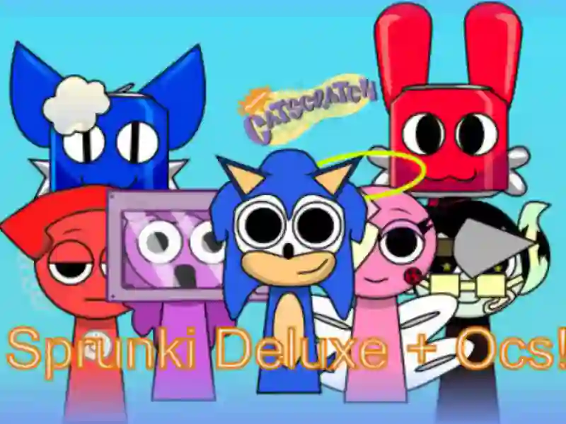 Spel Sprunki Deluxe + Oks! aanlyn