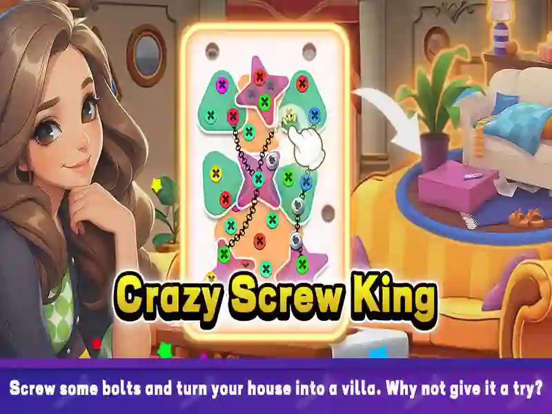 Spel Crazy Screw King aanlyn