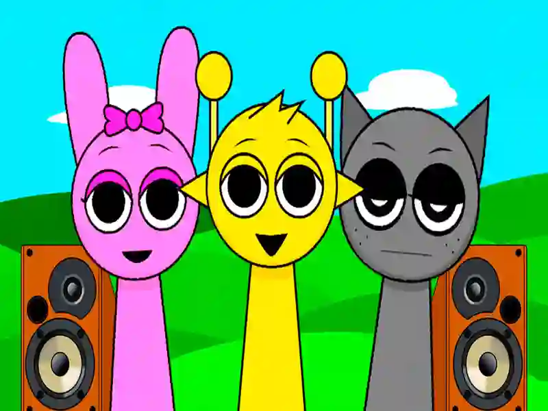 Spel Sprunki Monster Music Beats aanlyn