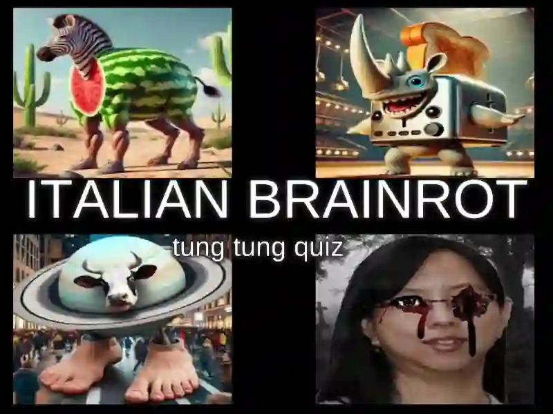 Spel Italiaanse Brainrot Tung Tung Quiz aanlyn
