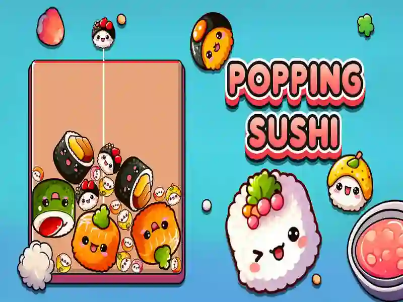 Spel Popping sushi aanlyn Spel Popping sushi aanlyn