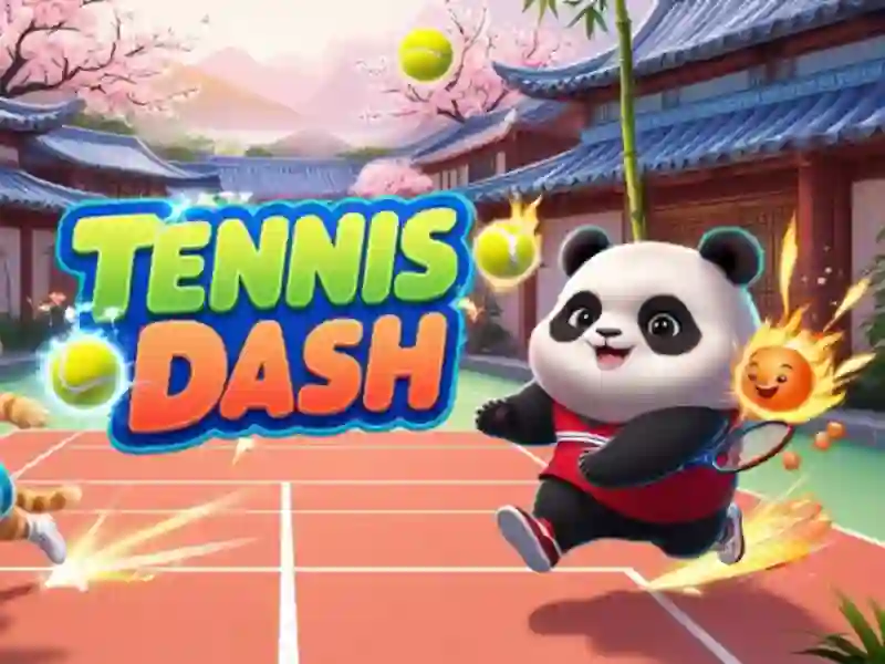 Spel Tennis Dash aanlyn
