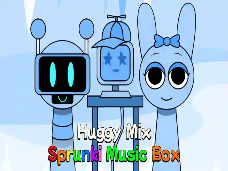 Spel Huggy Mix Sprunki Music Box aanlyn