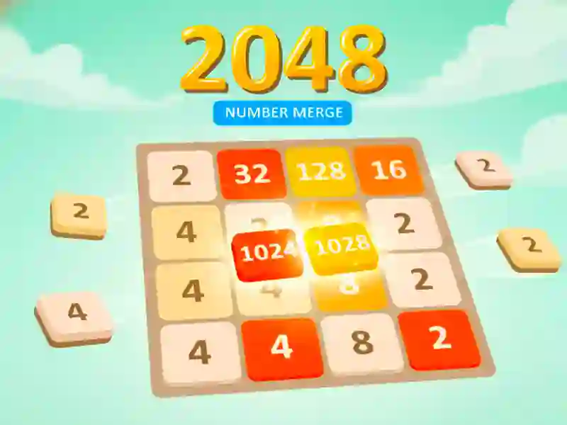 Spel 2048 Number Merge aanlyn