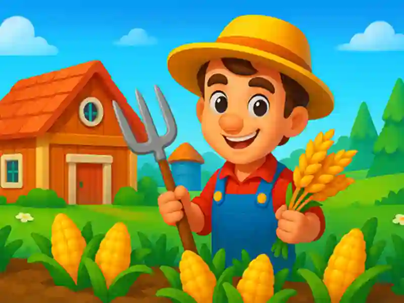 Spel Gesin Idle Farm: Build & Harvest aanlyn