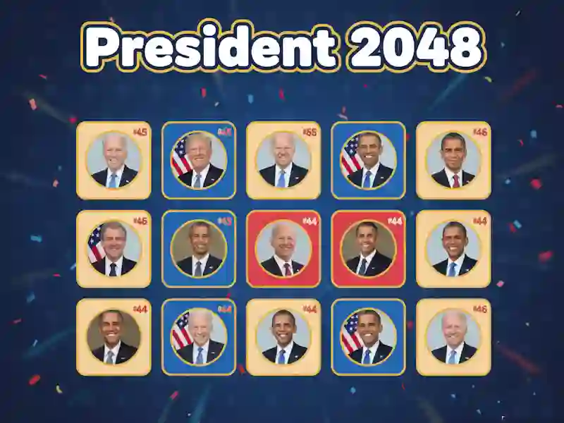 Spel President 2048 aanlyn