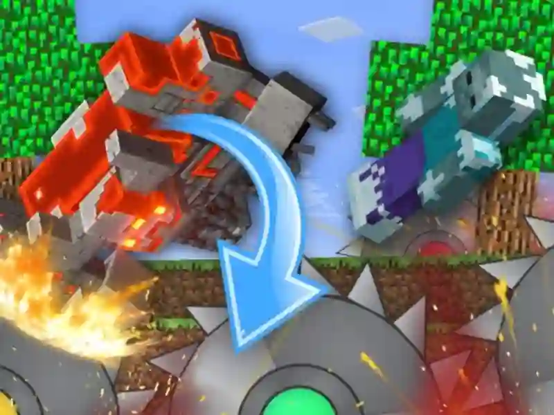 Spel Die Mobs Farm in Mineblock! aanlyn