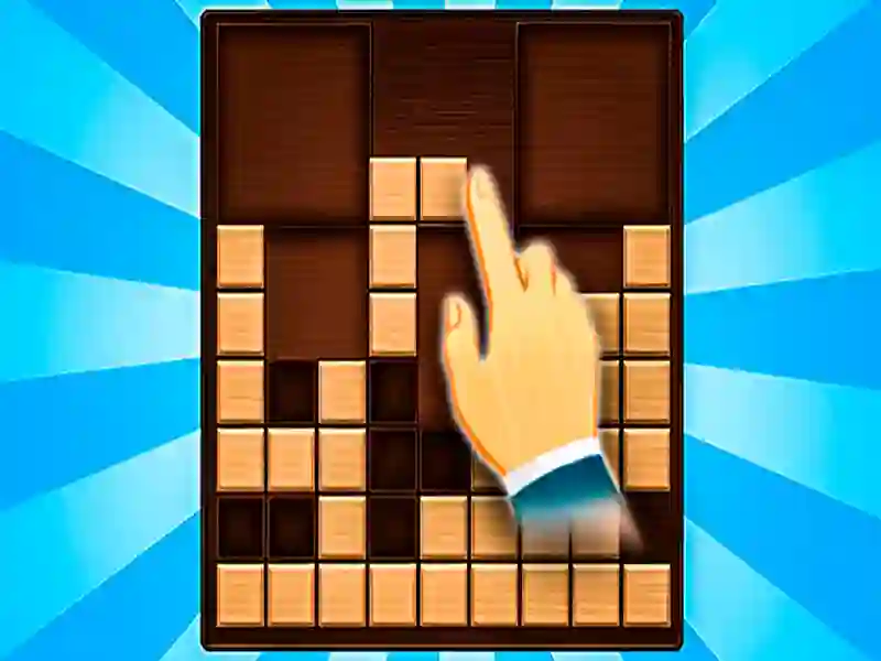 Spel Los die kubus-houtblokke 2D op aanlyn
