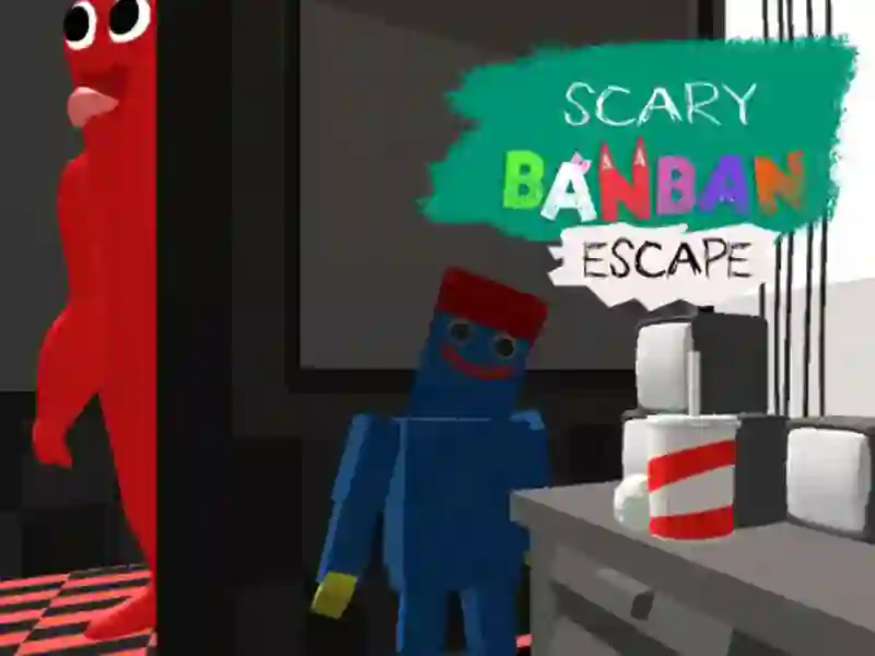 Spel Scary Banban Escape aanlyn