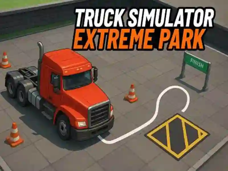 Spel Truck Simulator Extreme Park aanlyn