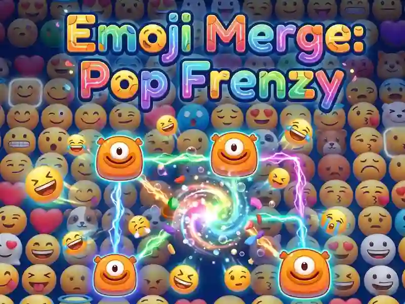 Spel Emoji Merge: Pop Frenzy aanlyn