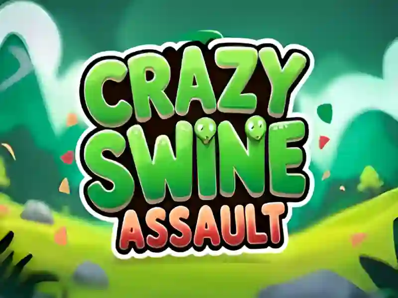 Spel Crazy Swine Assault aanlyn